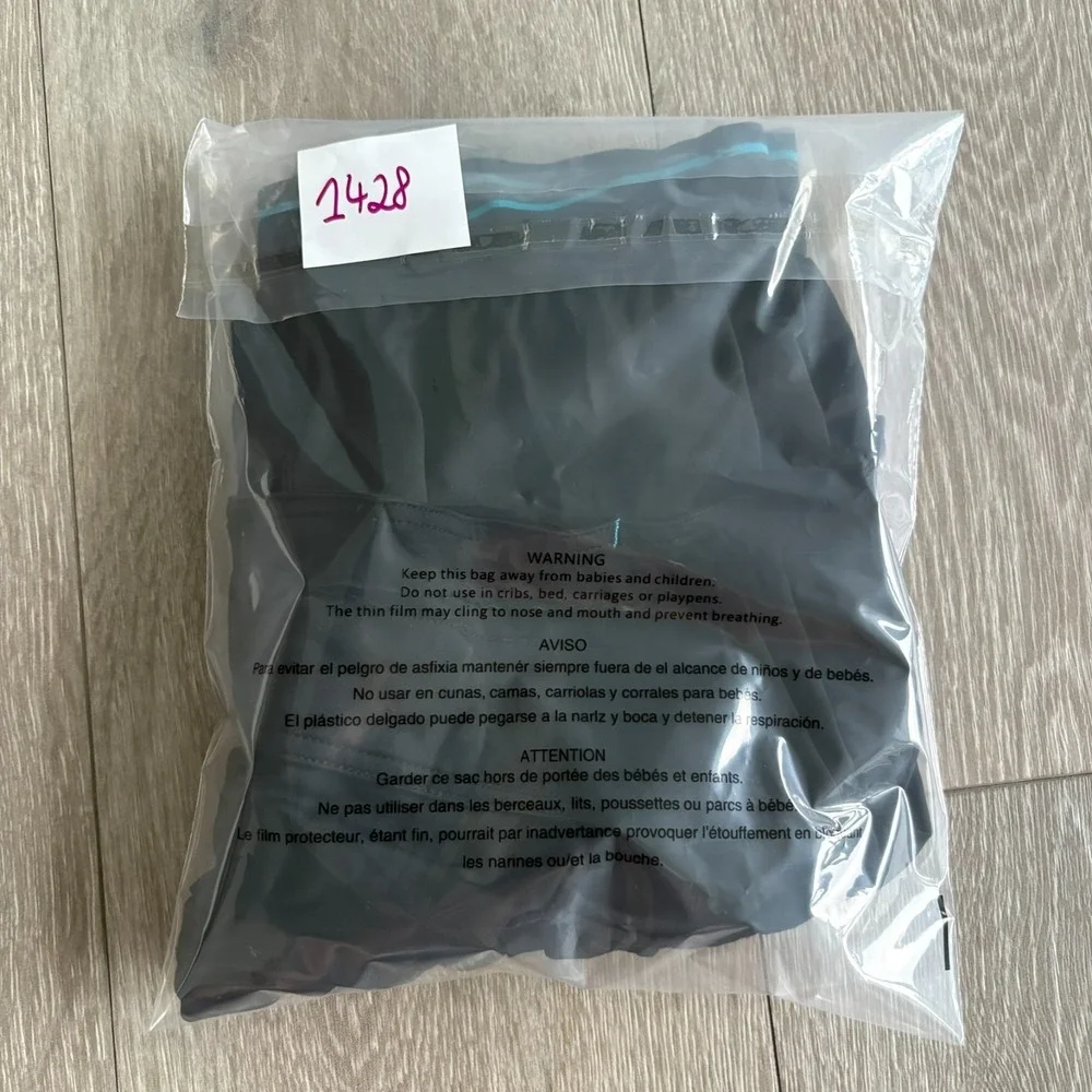 CathWear Unisex Black Catheter Leg Bag Underwear Discreet‎ Support Shorts Size L